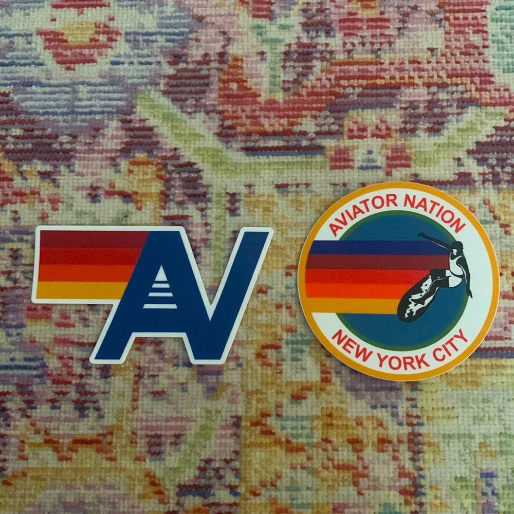 Aviator Nation New York City Stickers
